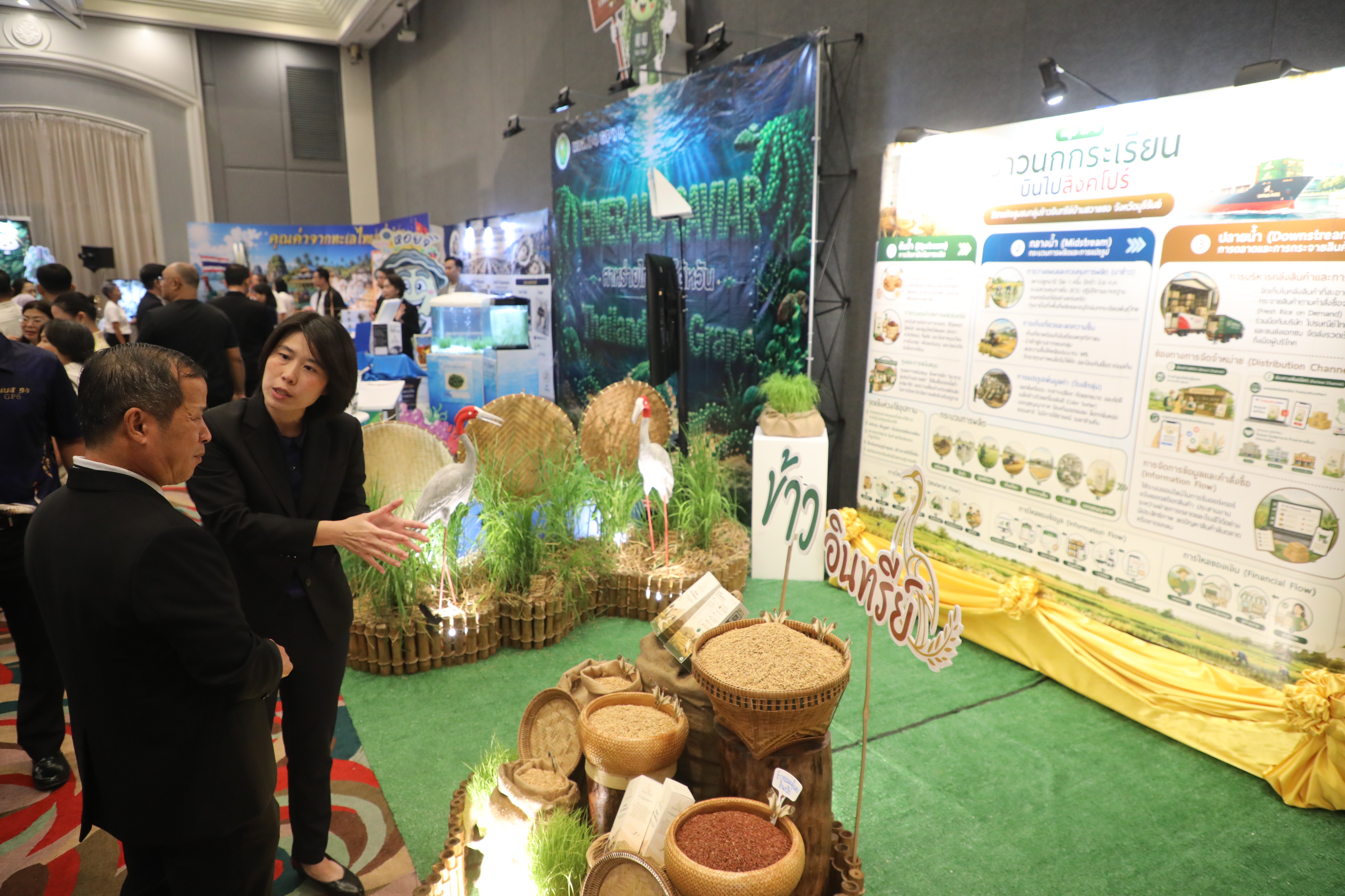 title - เข้าร่วมชมการจัดนิทรรศการ และนำเสนอผลงานกลุ่ม สินค้าเกษตรมูลค่าสูงและแผนผลักดันสินค้าเกษตรมูลค่าสูง เพื่อการส่งออกไปยังต่างประเทศ หลักสูตร นักบริหารการพัฒนาการเกษตรและสหกรณ์ ระดับสูง (นบส.) รุ่นที่ 94